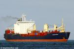 ID 4120 VASILIY BURKHANOV (1986/18574grt/IMO 8406717), maiden call at Auckland, NZ. Demolished in Chittagong in 2013.